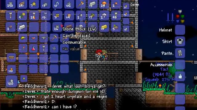 Lets Play Terraria Multiplayer! Episode 6 - Skeletrons Dead! смотреть онлайн