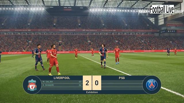 PES 2019 | Liverpool FC vs PSG | Full Match & Amazing Goals | Neymar vs Salah | Gameplay PC смотреть онлайн
