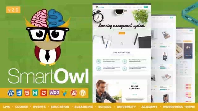 LMS / Course / eLearning / Education / Events / School / University / Academy WordPress Theme | смотреть онлайн