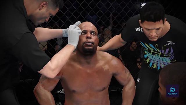 EA UFC 4 FIGHT DANIEL CORMIER VS STIPE MIOCIC FULL FIGHT CPU VS CPU ОБЗОР БОЯ UFC4 UFC 252