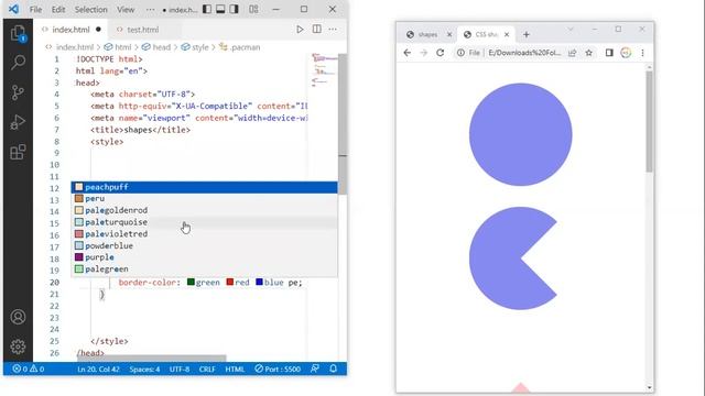 Create CSS shapes | create shapes with CSS | create star with CSS | CSS for beginners| CSS shape смотреть онлайн