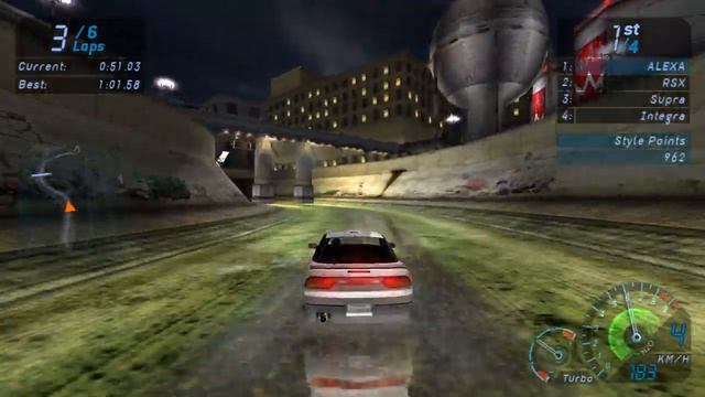 NFS: Underground #037 - Nissan 240SX - Circuit [4K60FPS] смотреть онлайн