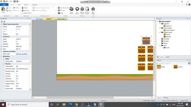 Tutorial Create simple game Angrybird - Construct 2 смотреть онлайн