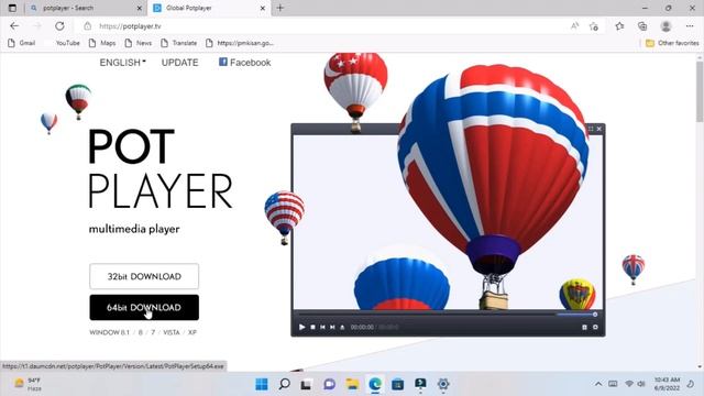 How To Download And Install Potplayer On Windows || Windows 11 || Potplayer смотреть онлайн