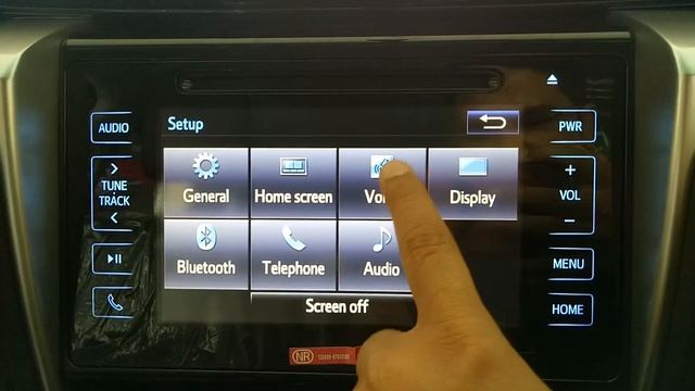 Toyota Fortuner Navigation Voice settings/Navigation sound Settings смотреть онлайн