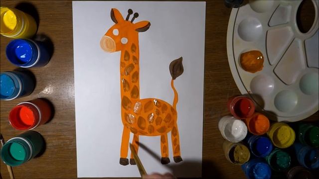 Рисуем жирафа смотреть онлайн