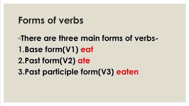 16-10-2020 English class IV FORMS OF VERBS смотреть онлайн