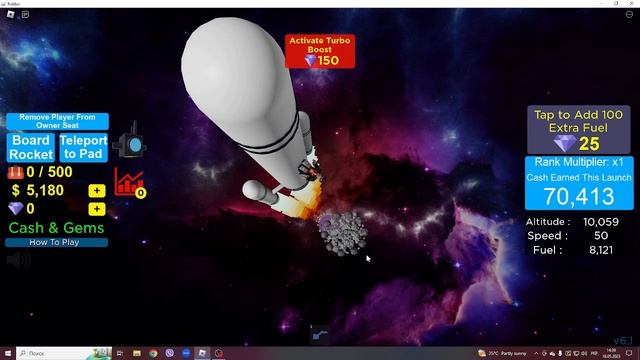 Запускаем ракеты в Roblox долетели до луны смотреть онлайн