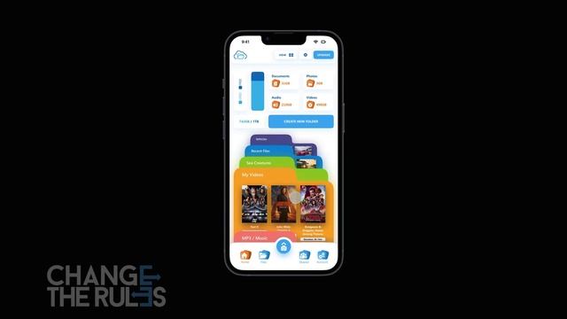 Cloud Storage Application Prototype Using Figma смотреть онлайн