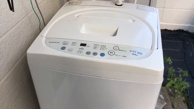 洗濯機稼働の様子DW-46BW 4.6kg смотреть онлайн