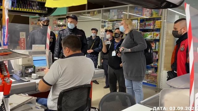 НОЧНОЙ ЗАМЕС В МАГАЗИНЕ! НА БЛОГЕРОВ ВЫЗВАЛИ РОСГВАРДИЮ! смотреть онлайн