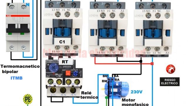 Inversión de giro para motor monofasico de potencia смотреть онлайн