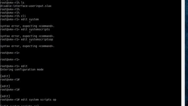 14. Juniper SLAX Op script to disable interface on router смотреть онлайн
