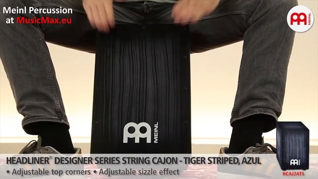 Cajon MEINL HCAJ2ATS | Demonstration of sound | How to play cajon смотреть онлайн