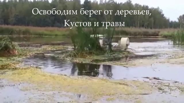 Oчистка прудов, Очистка водоема , эвтрофикация