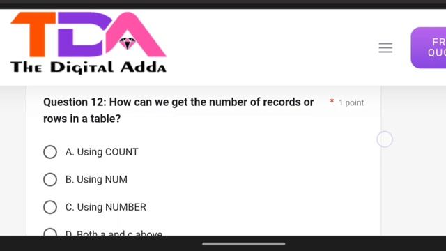 FREE DATABASE (BACKEND) COURSE CERTIFICATE| FREE DATABASE QUIZ WITH CERTIFICATE IN JUST 2 MIN смотреть онлайн