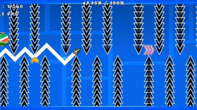 difficulty experiment 100% GG |#geometrydash | #games (Более 20 фрейм пёрфектов!) (frame perfect) смотреть онлайн