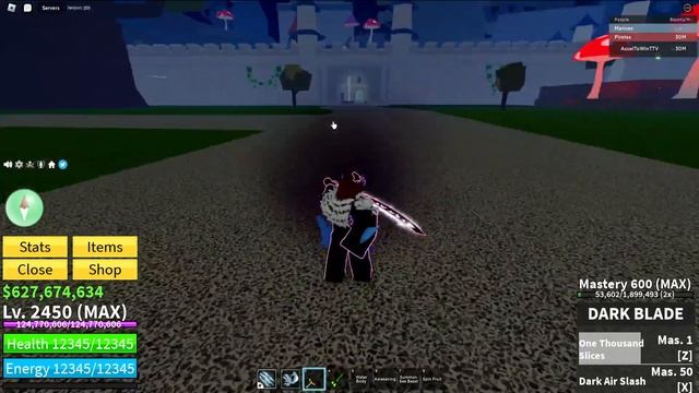 Blox Fruits Showcases: Dark Blade (THE PAY2WIN WEAPON???) ROBLOX BF смотреть онлайн