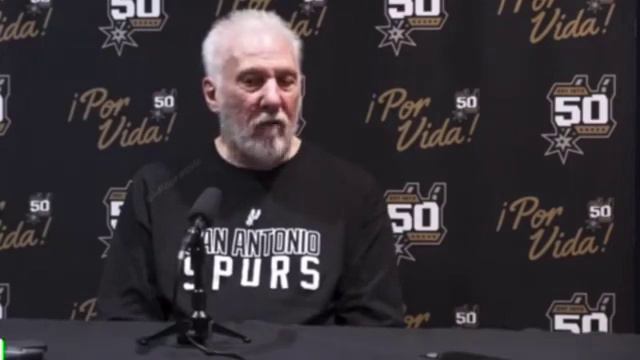 Gregg Popovich about Jeremy Sochan: He's pretty fearless смотреть онлайн