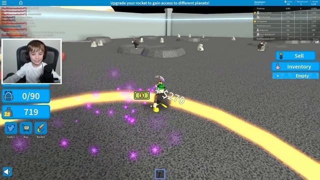 FLYING TO THE MOON in ROBLOX ROCKET SIMULATOR смотреть онлайн