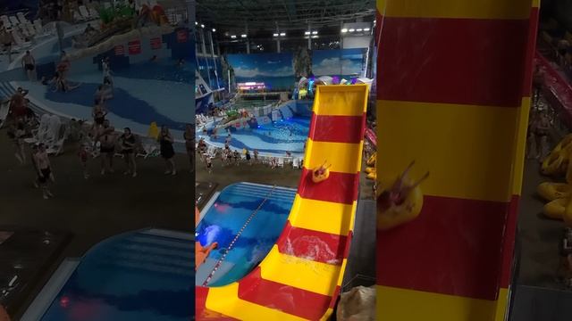 Покатушки на бубликах с горки «Волна» смотреть онлайн