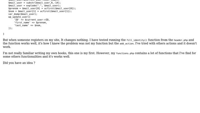 Wordpress: add_action doesn't work for my function смотреть онлайн