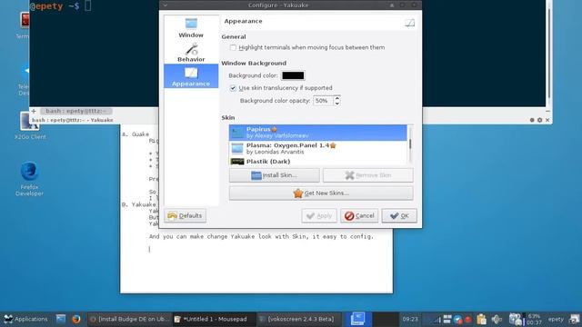 Dropdown terminal review Tilda vs Guake vs Yakuake смотреть онлайн