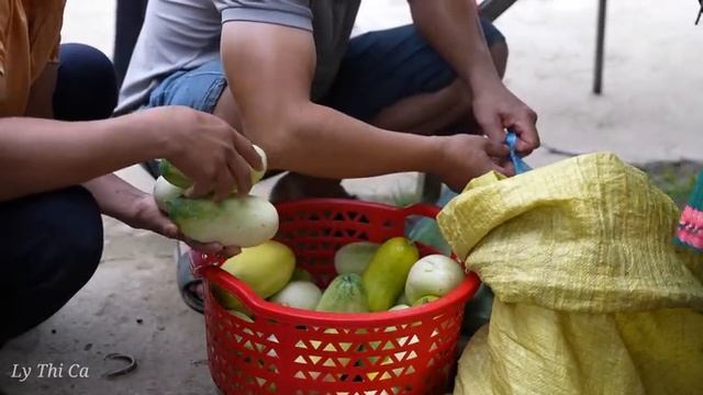 Harvesting Litchi Fruit Garden goes to the market sell - Animal Care | Lý Thị Ca смотреть онлайн