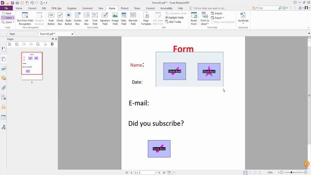How to copy and paste a checkbox in a PDF using Foxit PhantomPDF смотреть онлайн