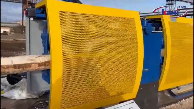 Станок для оцилиндровки тонкомера SHERWOOD 680C. Оцилиндровка бревна на Шервуд 680C. смотреть онлайн