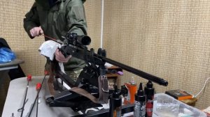 Чистка и полировка черного ствола.