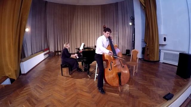 Dittersdorf Bass Concerto, Максим Афанасьев исполняет концерт Диттерсдорфа, (контрабас), смотреть онлайн