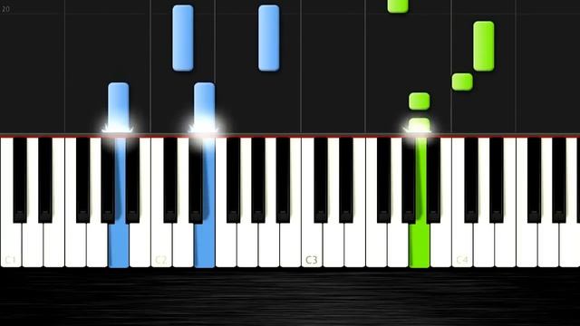 The Hanging Tree - The Hunger Games Mockingjay - EASY Piano Cover/Tutorial - Synthesia смотреть онлайн