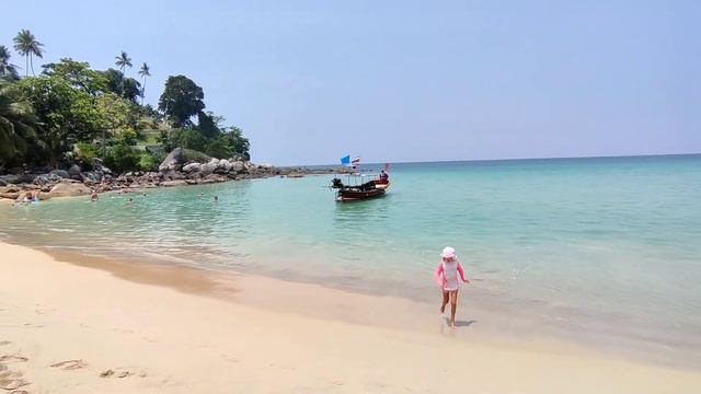 Пляж kata noi Phuket маленький, уютный ката ной входит в топ пляжей Пхукета обзор 2022 год Таиланд смотреть онлайн