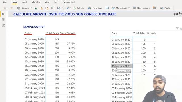 Calculate Growth From Previous Non Consecutive Date смотреть онлайн