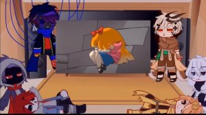 Sans aus react to nightmare as Elizabeth afton|MY AU|Sans aus|FNAF|༺ღ༒ Candy ༒ღ༻