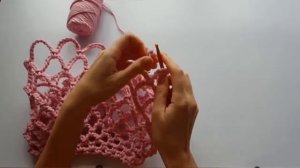Стильная авоська крючком