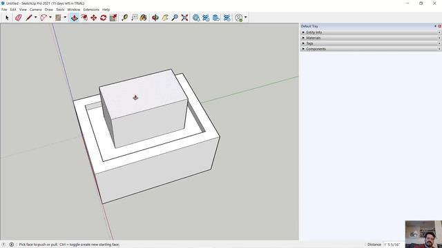Sketchup Pro 2021: Offset Tool смотреть онлайн