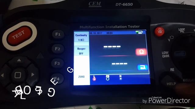 Telurímetro CEM DT6650 смотреть онлайн