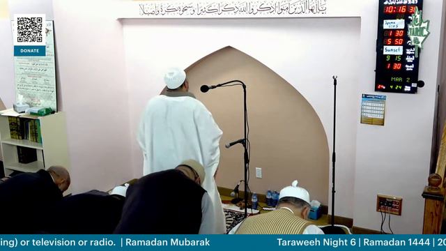 Taraweeh Night 6 | Ramadan 1444 | 2023 | TARIC ISLAMIC CENTRE смотреть онлайн