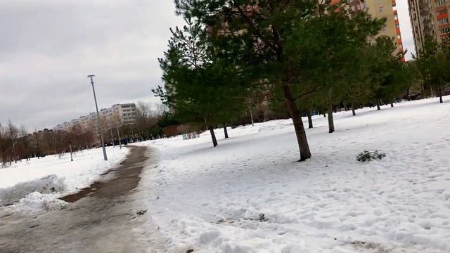 Вот такая прекрасная прогулка 6.04+4 градуса пошли прогуляться всем доброго утра и дня смотреть онлайн