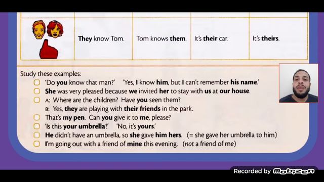 Essential Grammar in Use-unit 62 I/me/my/mine subject/object pronouns/possessive adjectives/pronoun смотреть онлайн