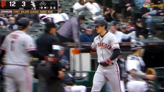 San Francisco Giants' Bryce Johnson hits team's 7th home run of game vs. White Sox смотреть онлайн