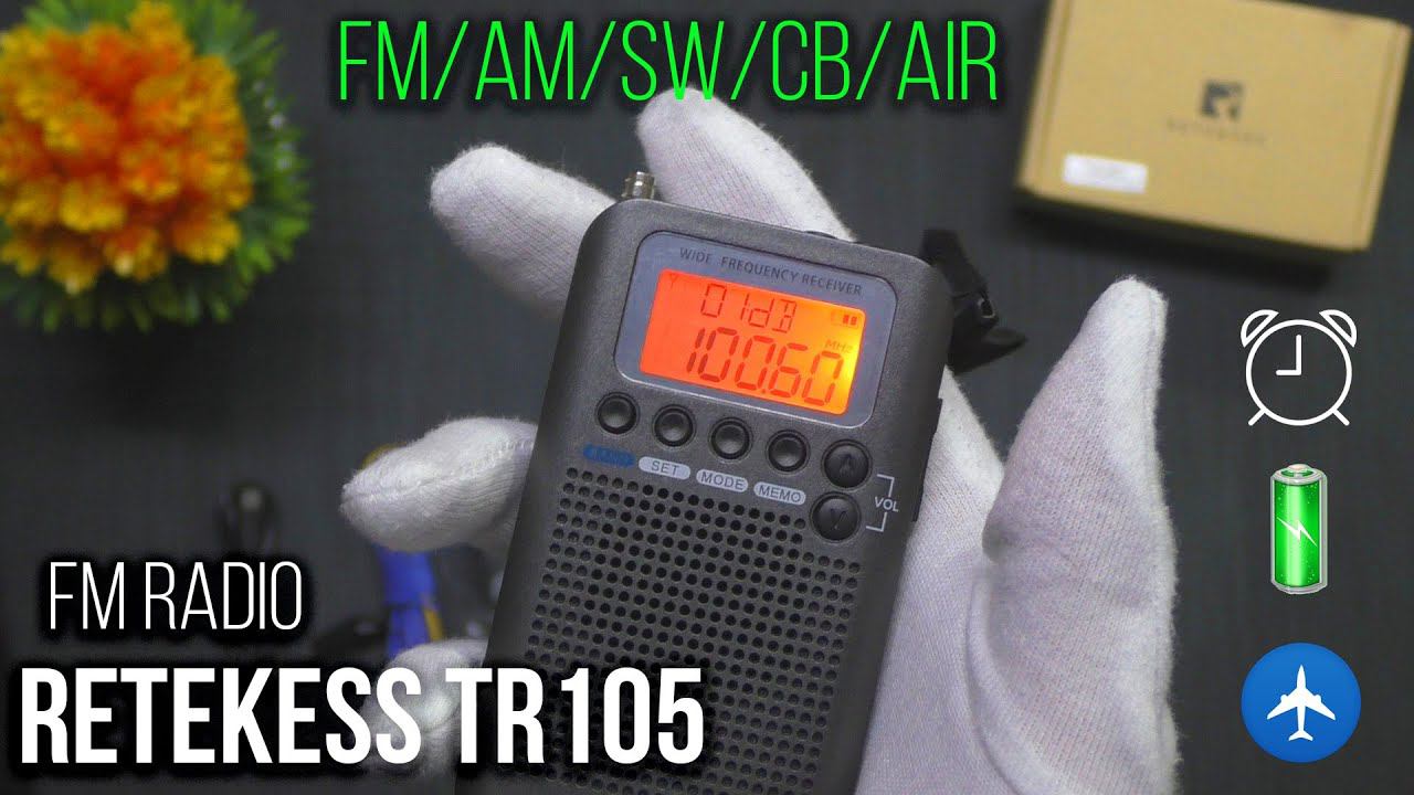 МОЩНОЕ МИНИ РАДИО RETEKESS TR105 с 6 ДИАПАЗОНАМИ смотреть онлайн