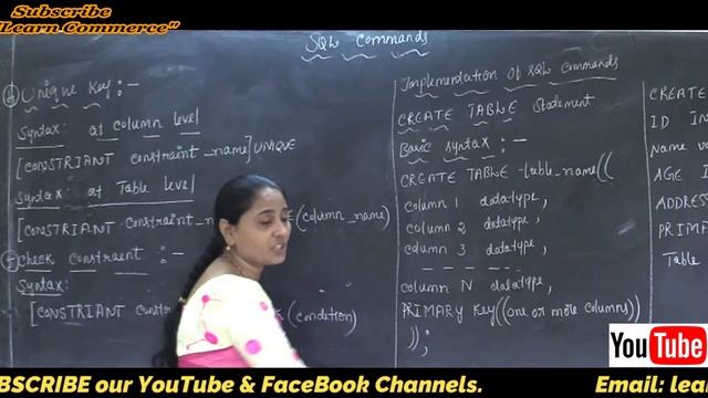 SQL Commands | Unique Key , NOT NULL & Implementation of SQL Commands (Class 12) | Mrs. Shahanaz Ma смотреть онлайн