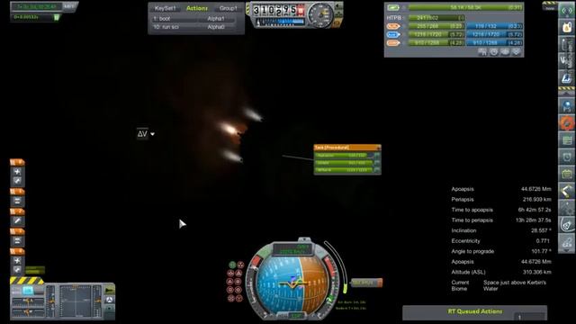 Kerbal Space Program RP-0 #21 Lunar Lander Insertion смотреть онлайн