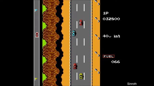 Road Fighter || Nintendo Entertainment System (NES) смотреть онлайн