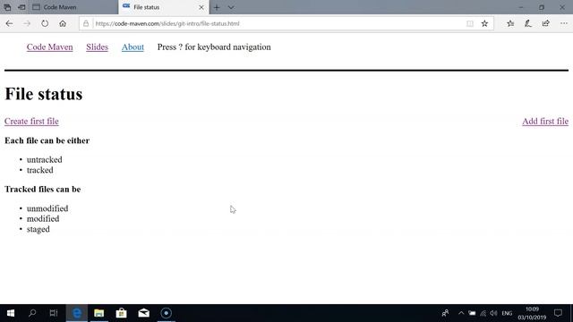 git file status (git on Windows series) смотреть онлайн