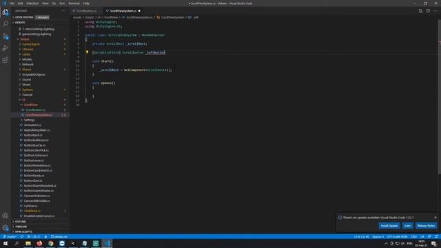 Unity tutorial: Scroll View controlled with buttons смотреть онлайн